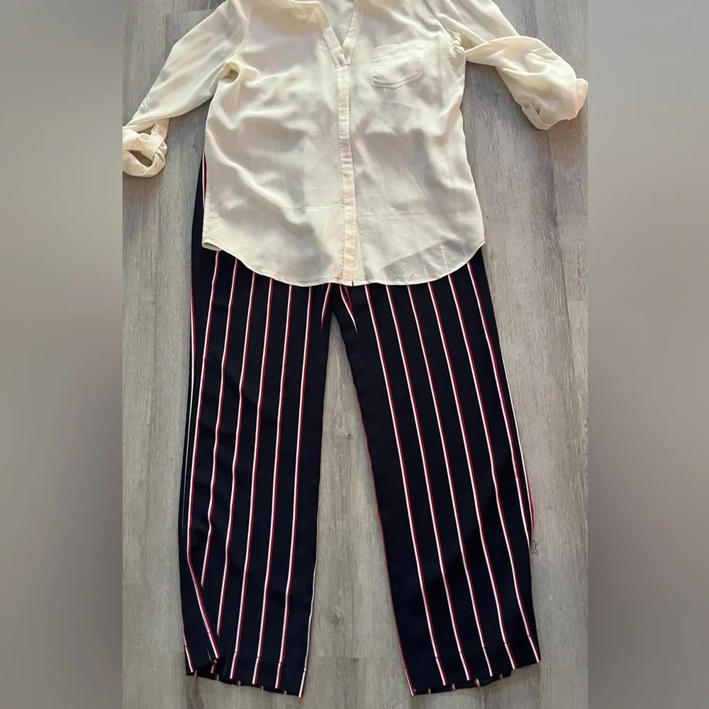 Tommy Hilfiger women’s Wide-Leg Striped Paints